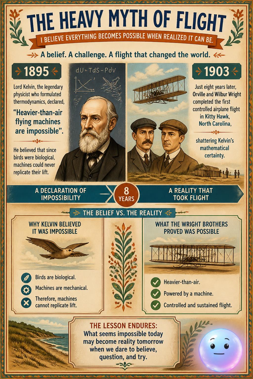 The heavy myth of flight