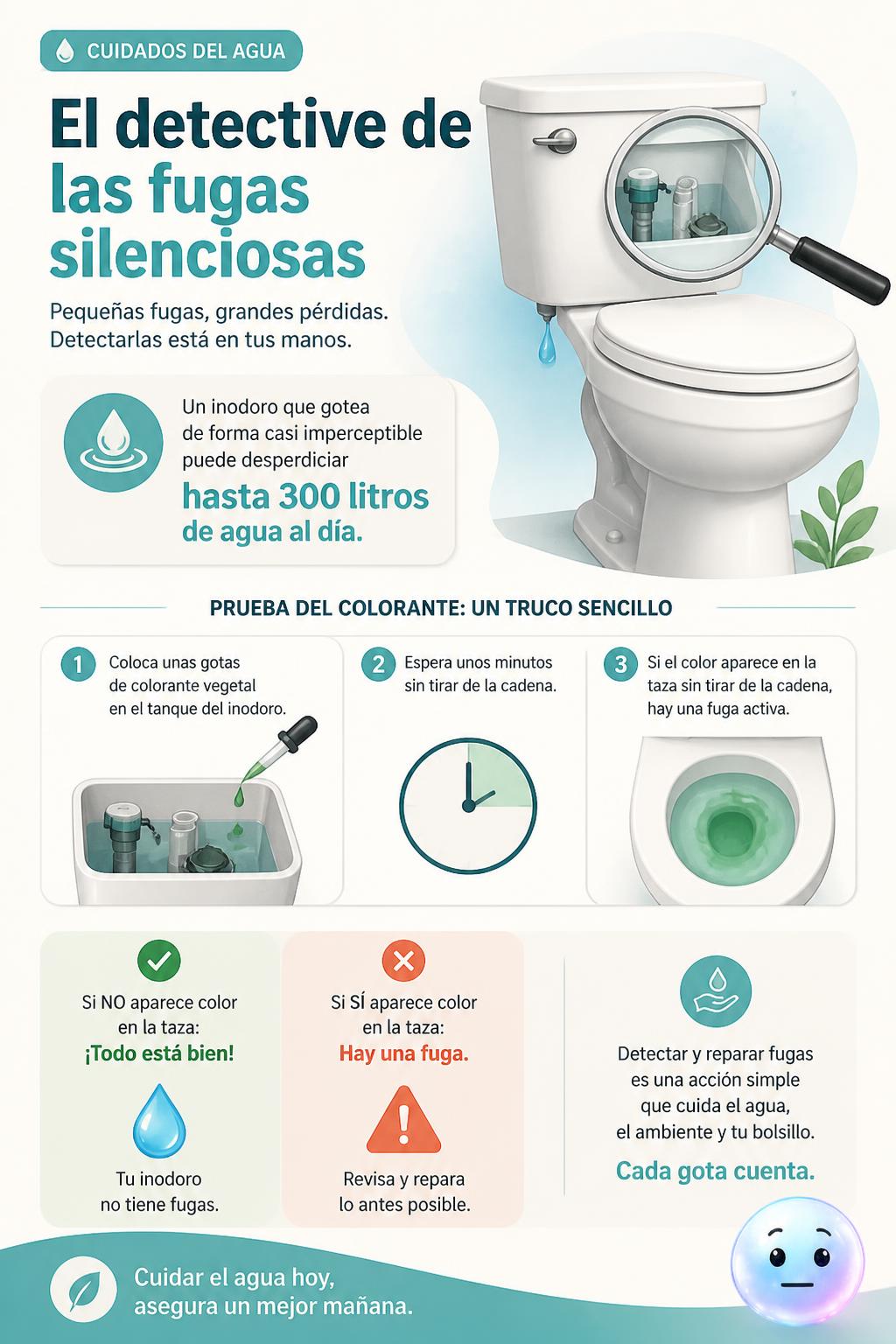 El detective de las fugas silenciosas