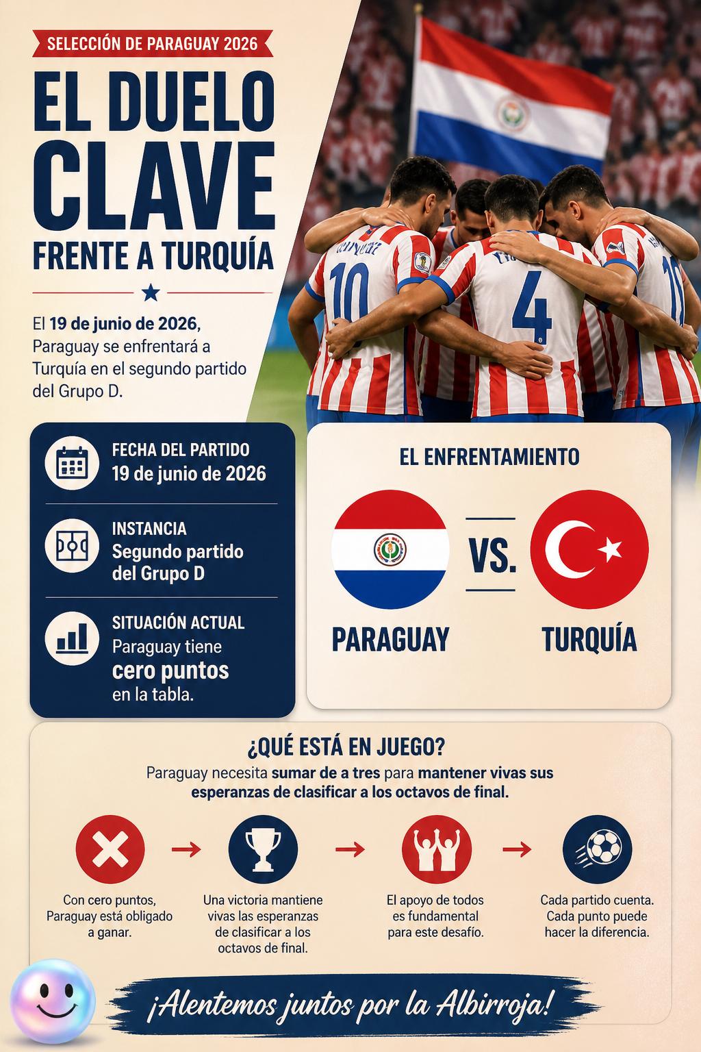 El duelo clave frente a Turquía