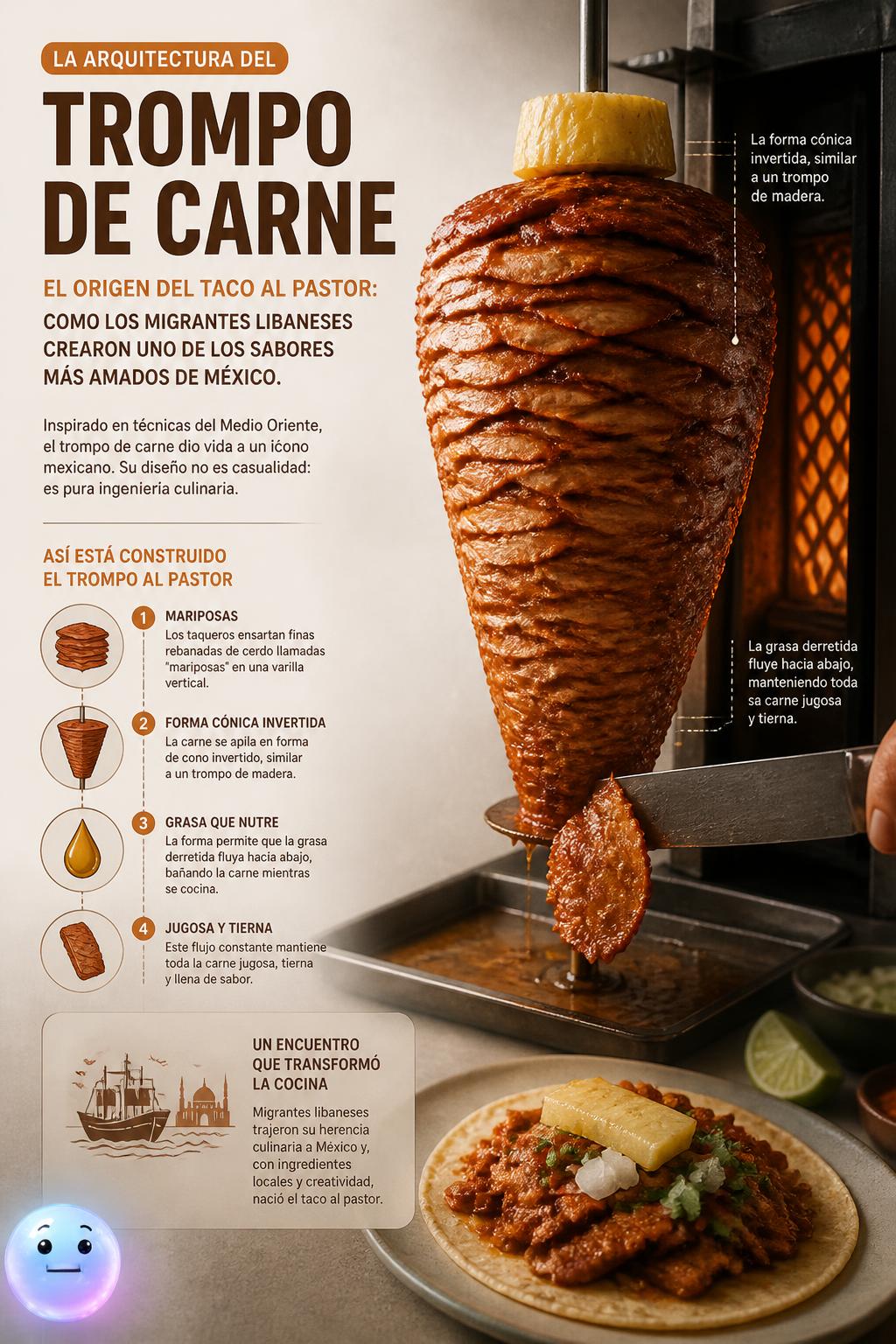 La arquitectura del trompo de carne