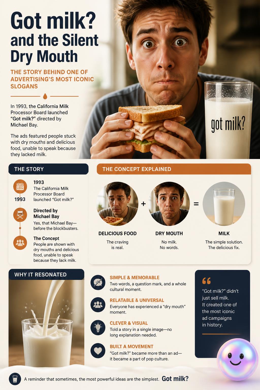 Got milk and the silent dry mouth