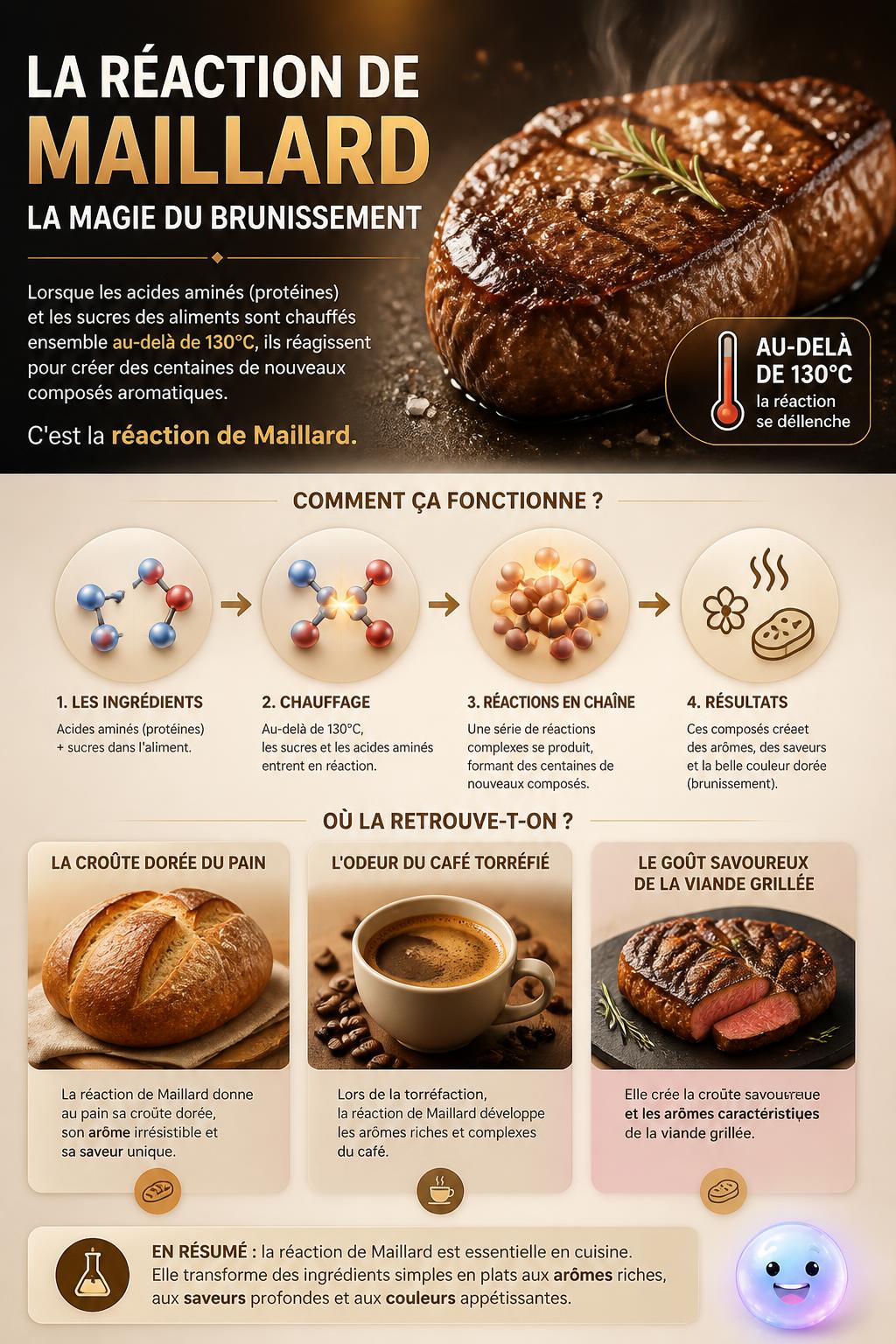 La réaction de Maillard, la magie du brunissement