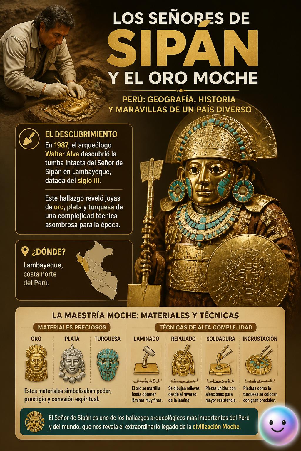 Los señores de Sipán y el oro moche