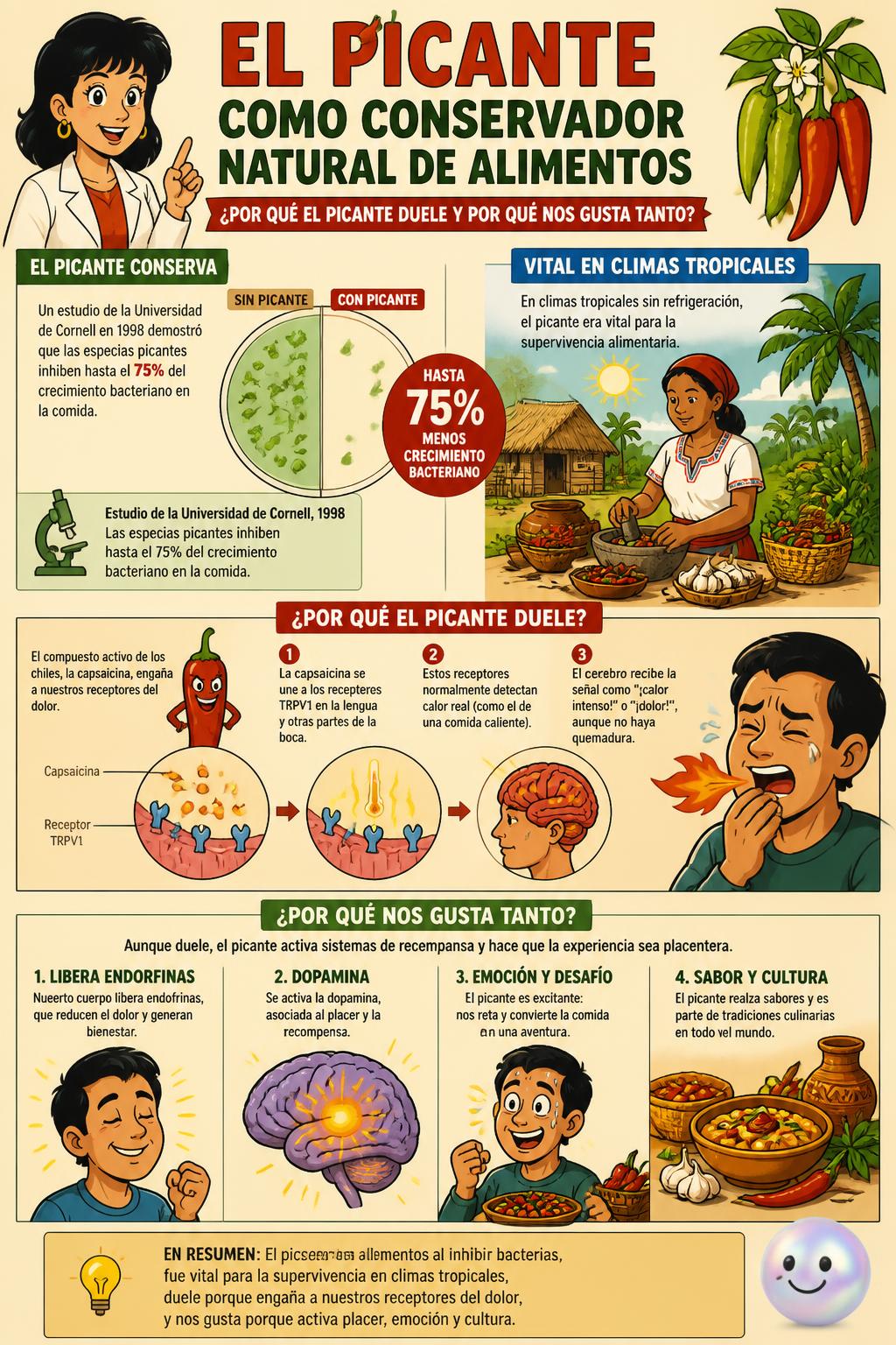 El picante como conservador natural de alimentos