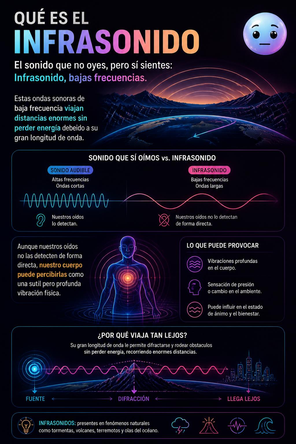 Qué es el infrasonido