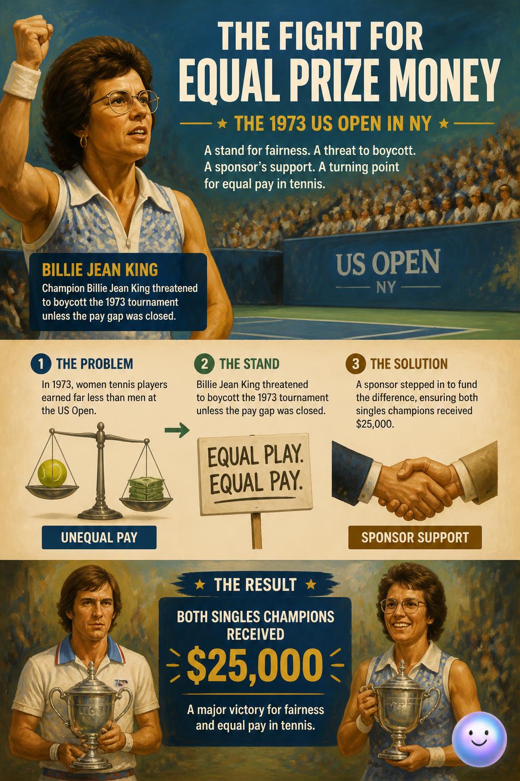 The fight for equal prize money