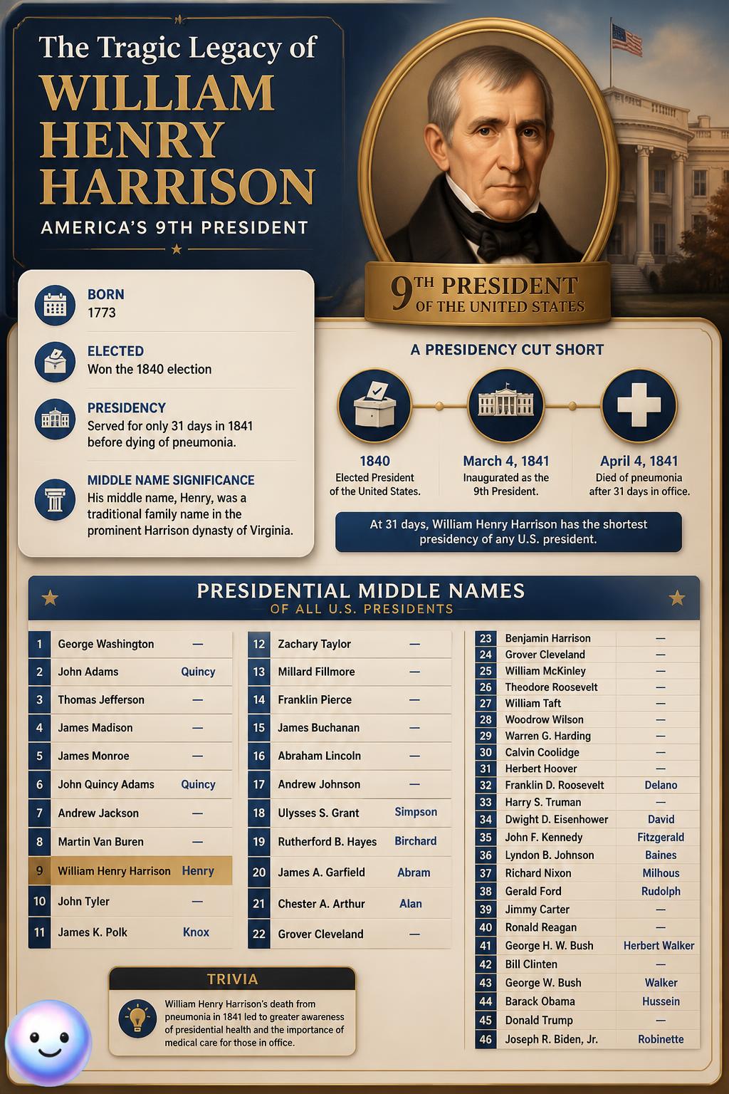 The tragic legacy of William Henry Harrison