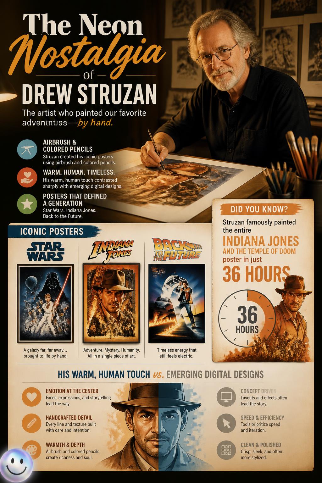 The neon nostalgia of Drew Struzan