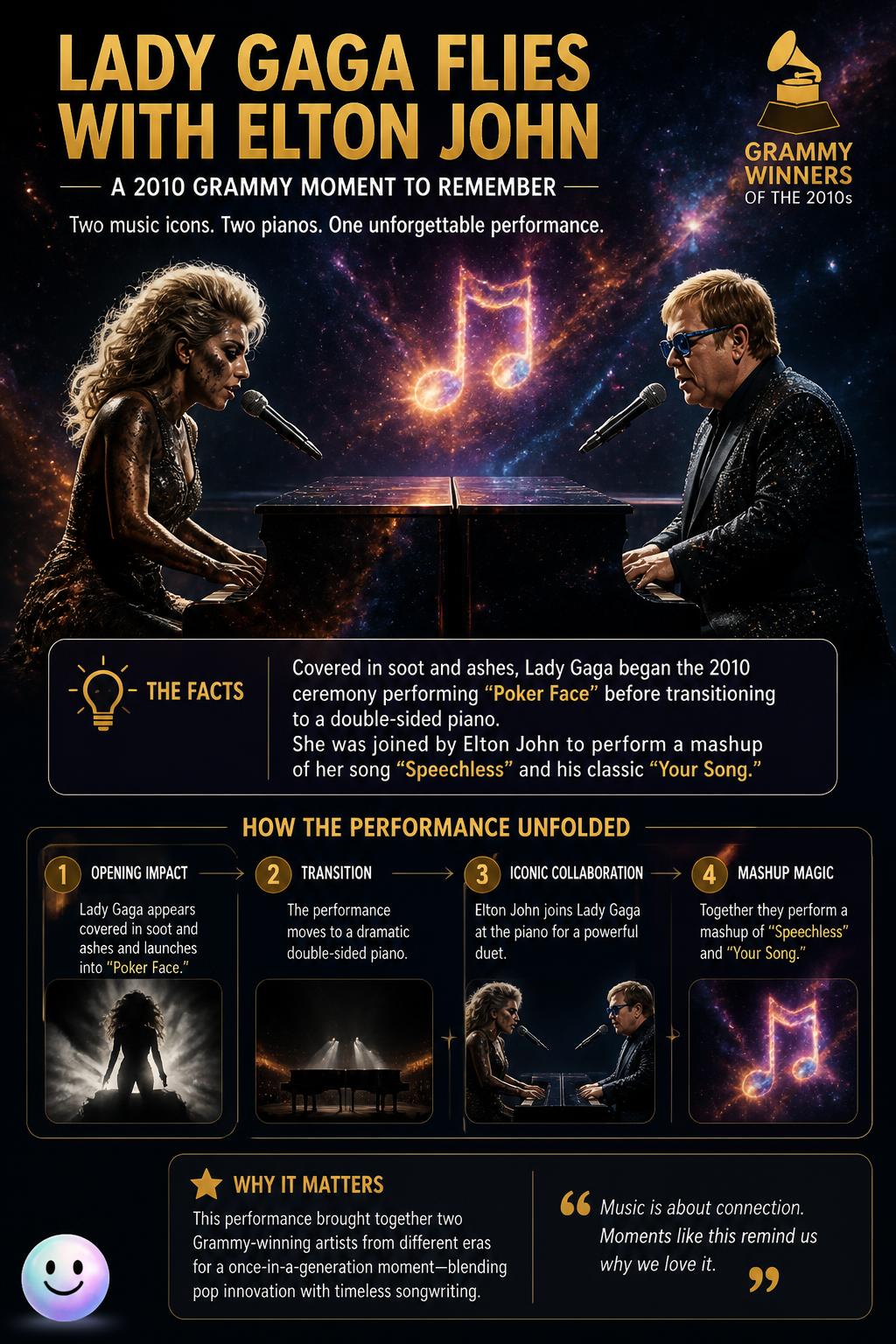 Lady Gaga flies with Elton John