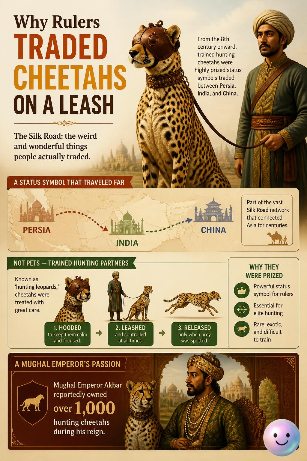 Why rulers traded cheetahs on a leash