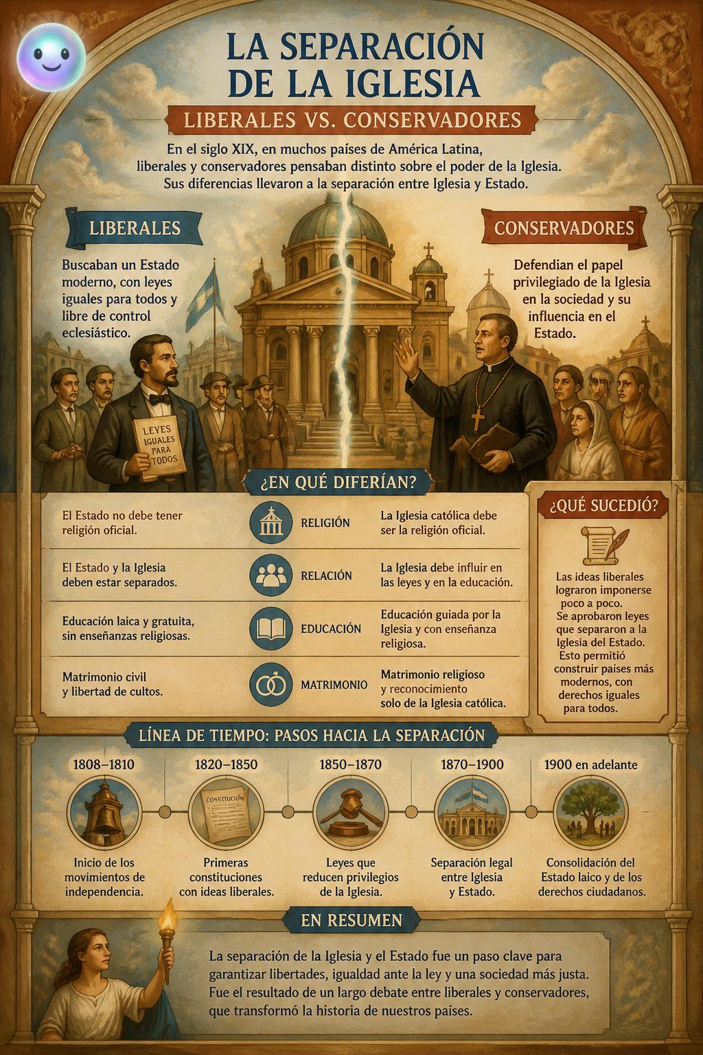 La separación de la Iglesia