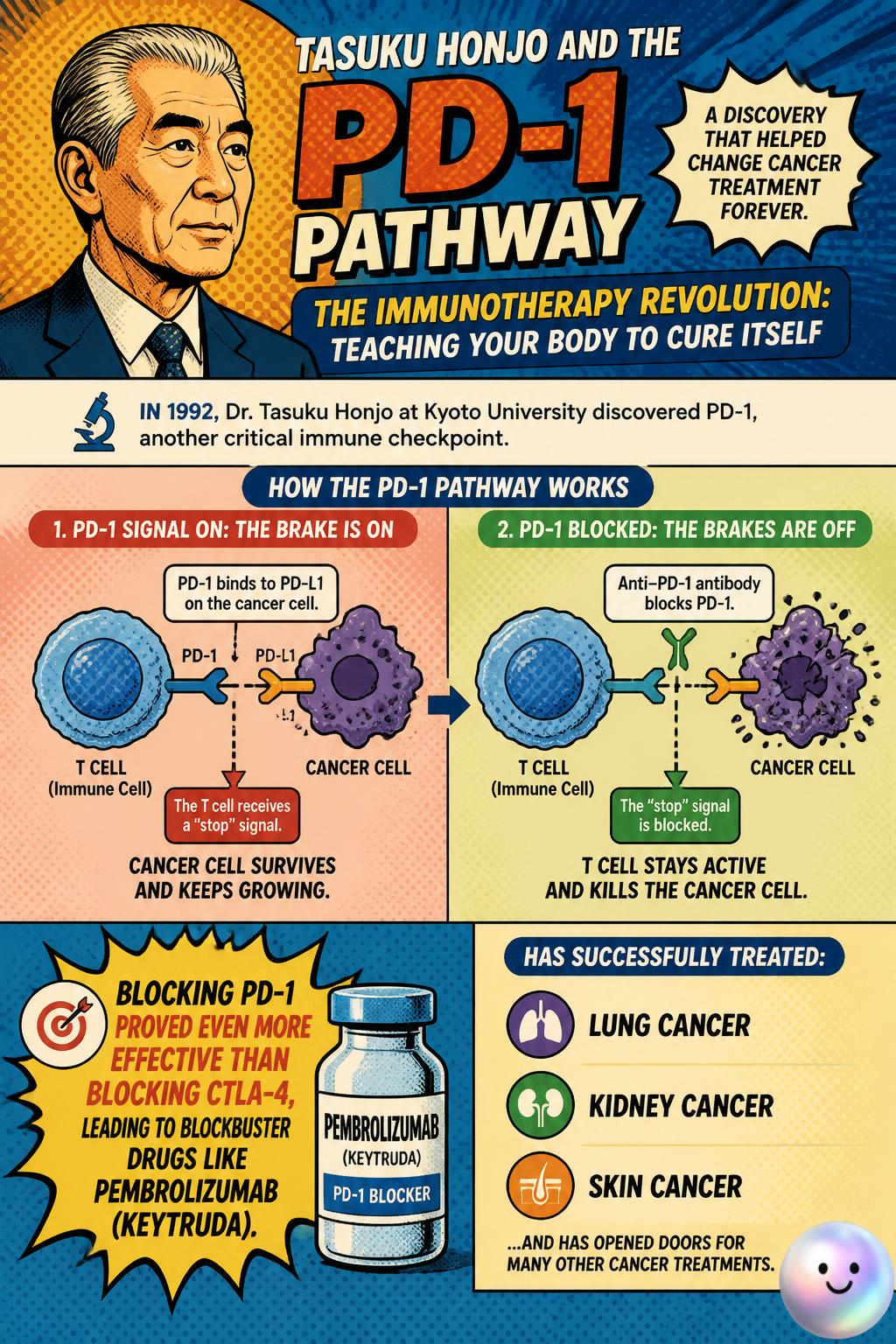 Tasuku Honjo and the PD-1 pathway