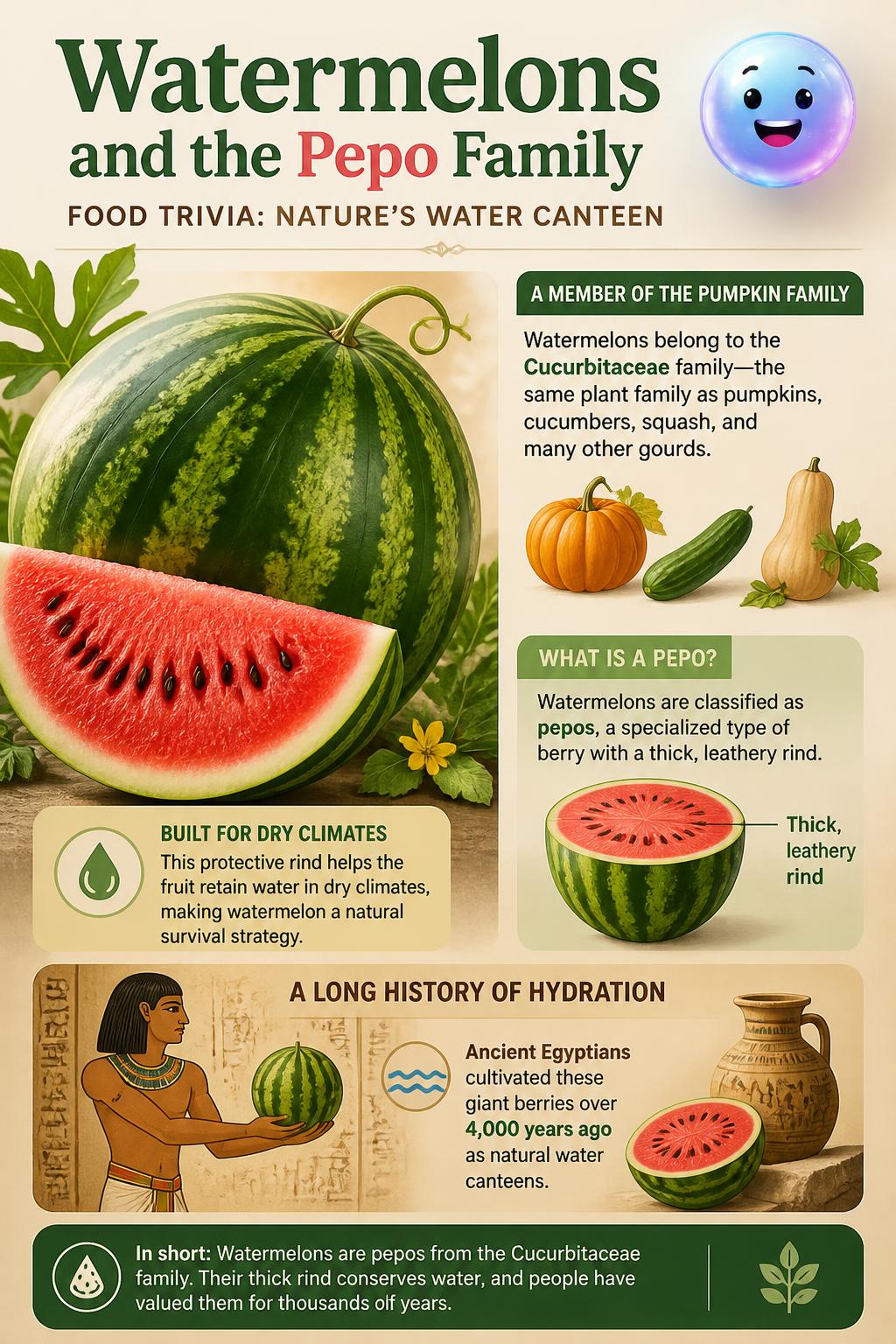 Watermelons and the pepo family