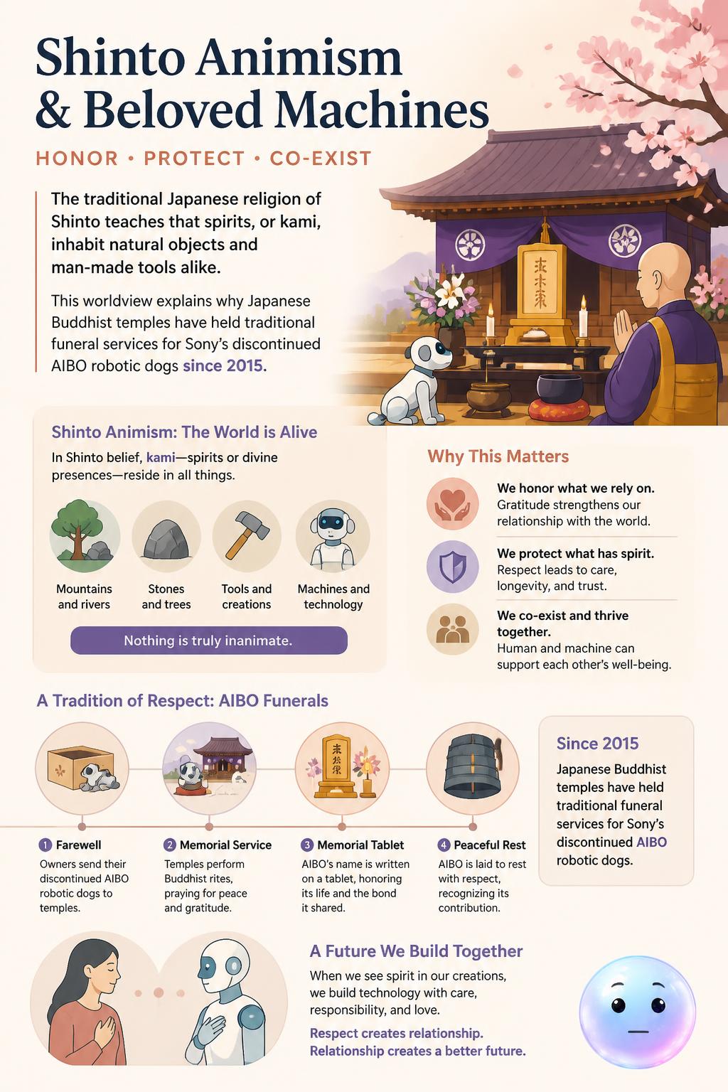 Shinto animism and beloved machines