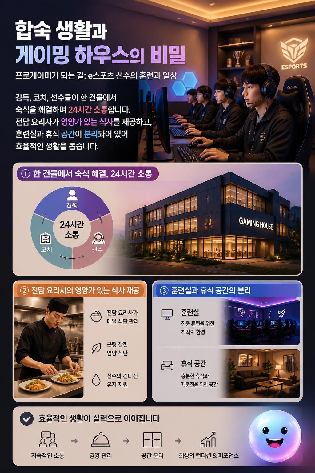 합숙 생활과 게이밍 하우스의 비밀