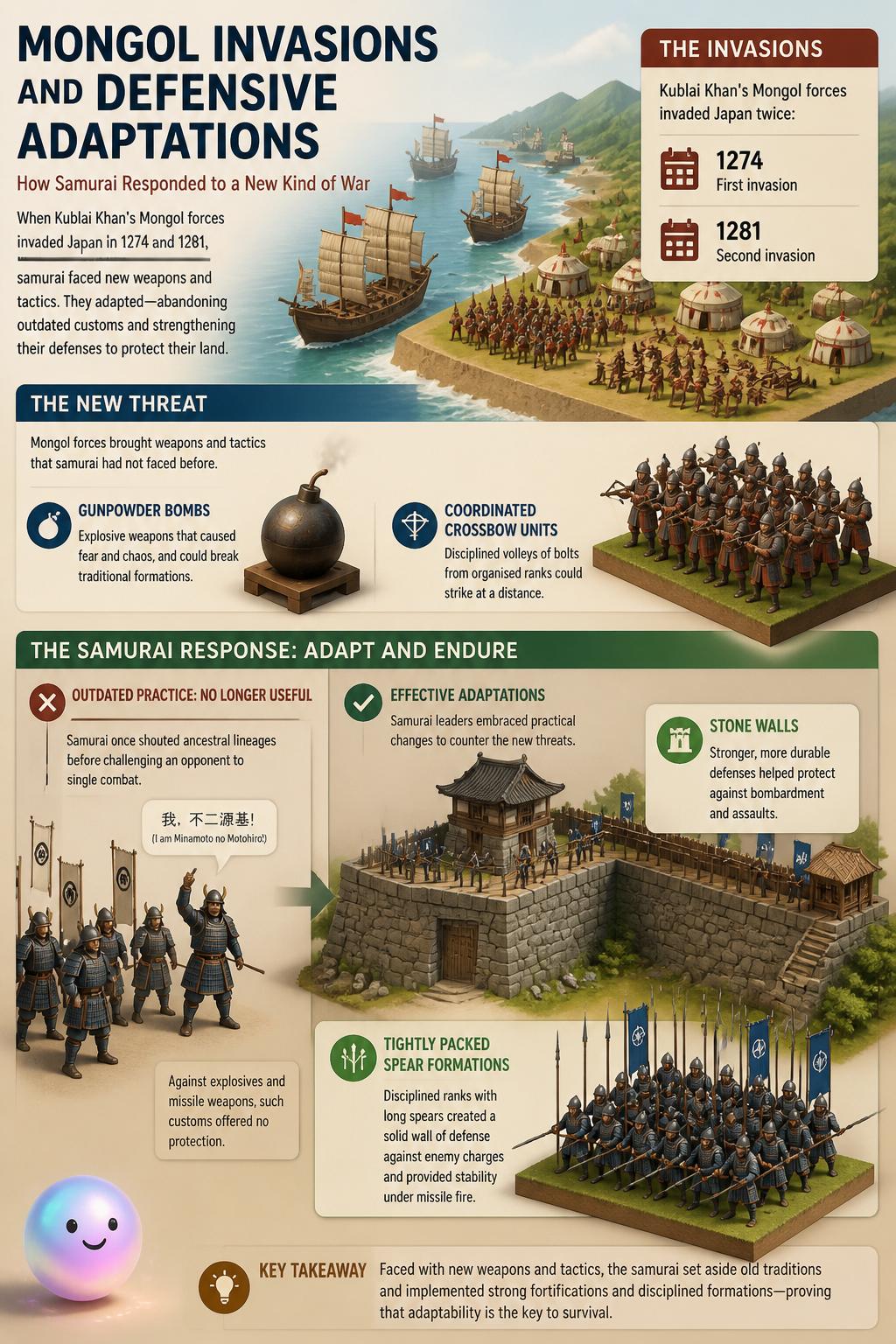 Mongol invasions and defensive adaptations
