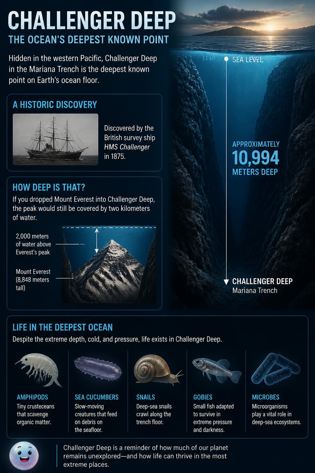Challenger Deep's record-breaking depth