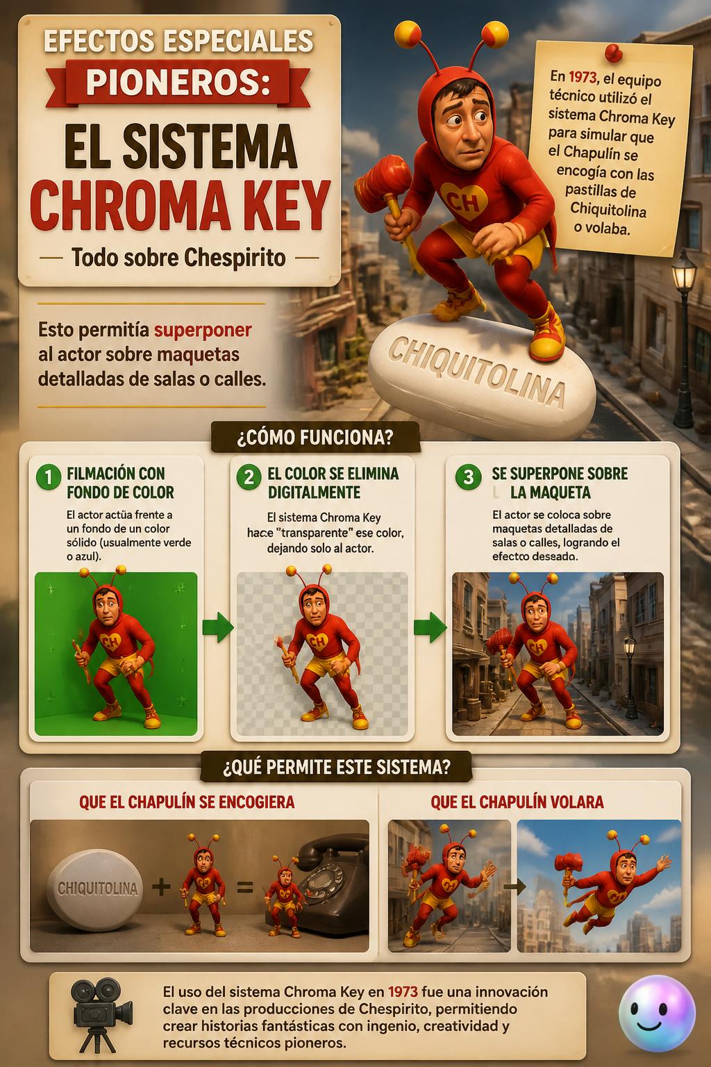 Efectos especiales pioneros: el sistema Chroma Key