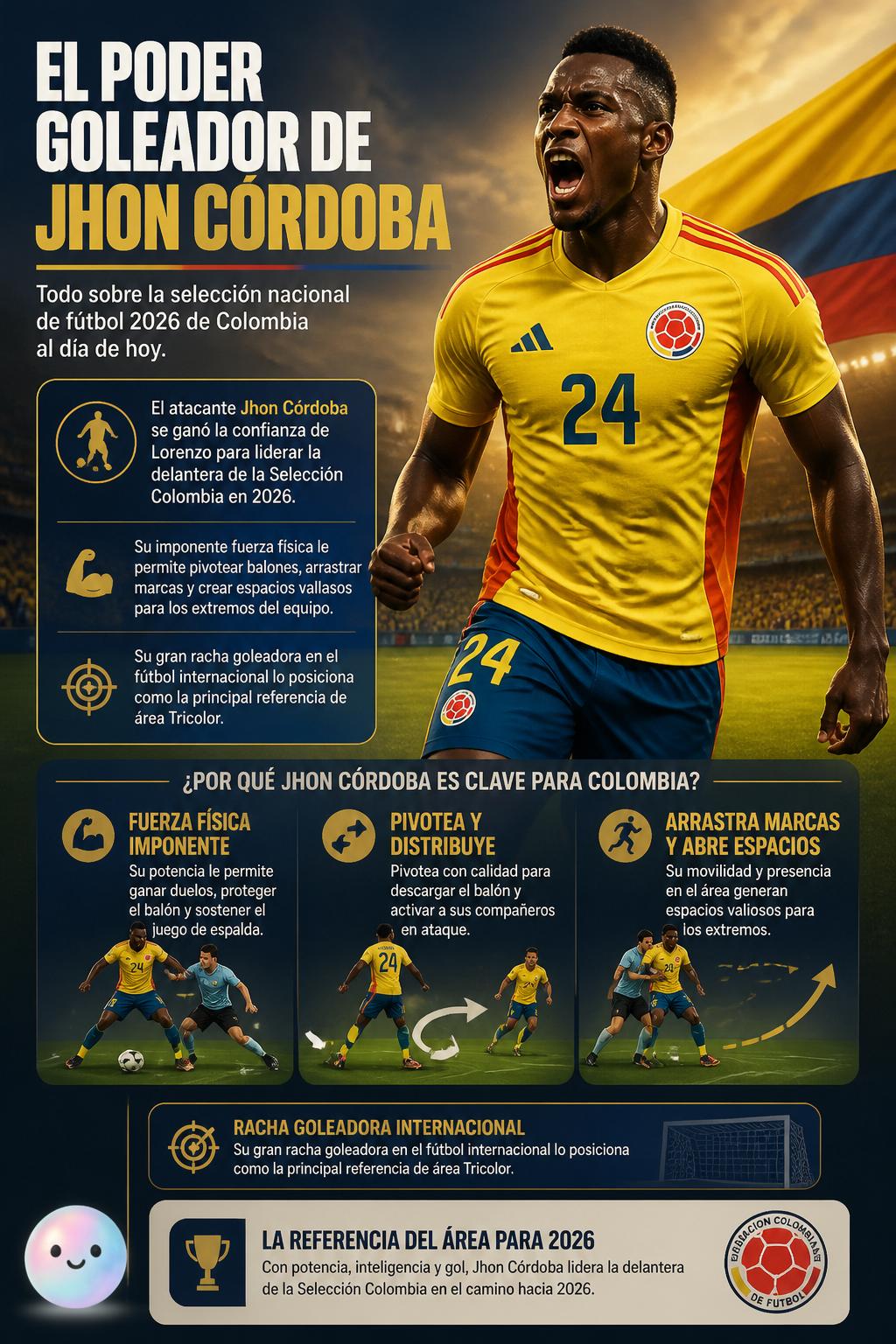 El poder goleador de Jhon Córdoba
