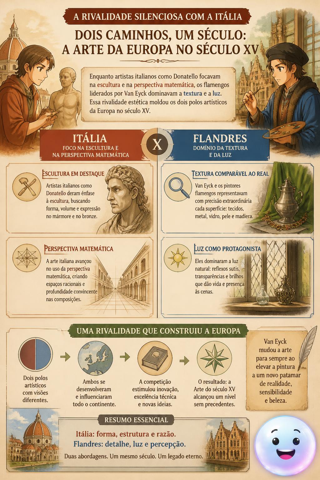 Jan van Eyck e a rivalidade silenciosa com a Itália