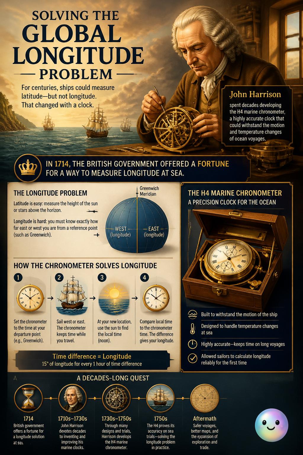 Solving the global longitude problem