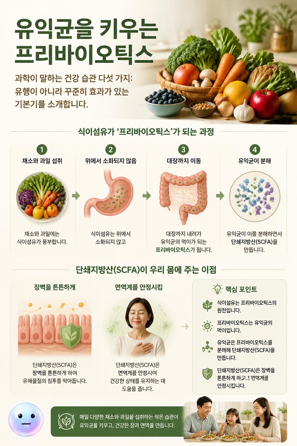 유익균을 키우는 프리바이오틱스