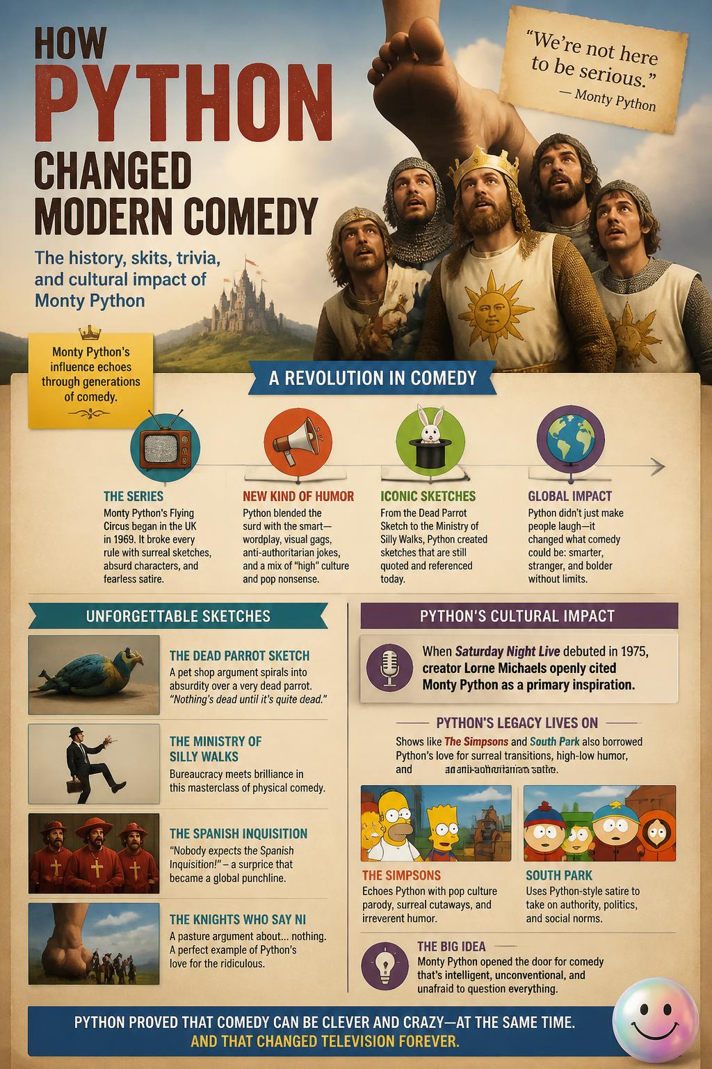 How Python changed modern comedy
