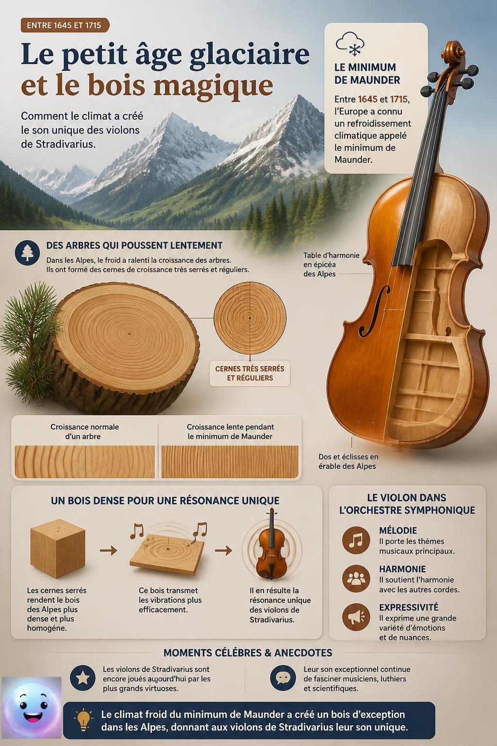 Le petit âge glaciaire et le bois magique