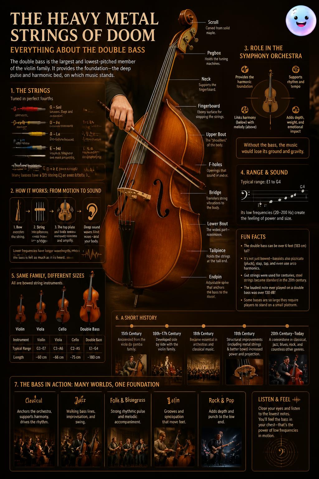 The heavy metal strings of doom