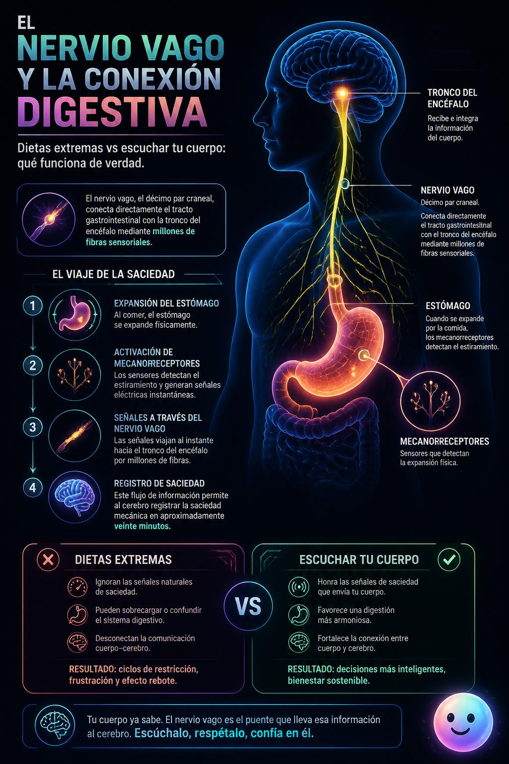 El nervio vago y la conexión digestiva