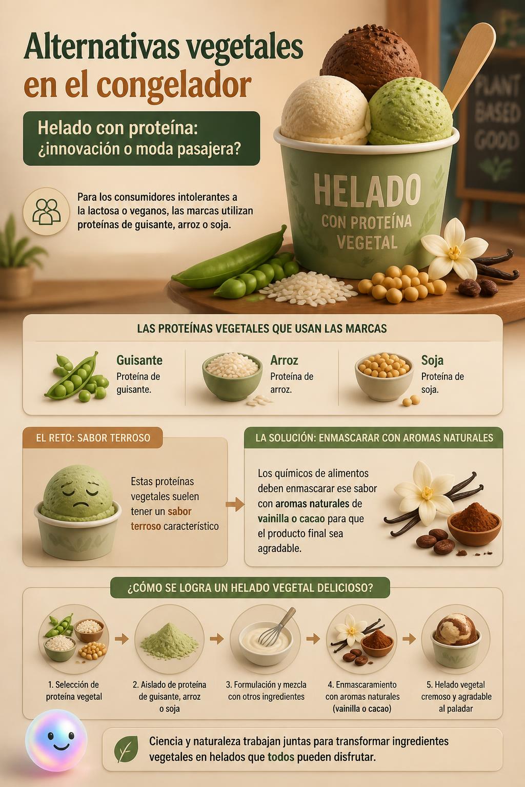 Alternativas vegetales en el congelador