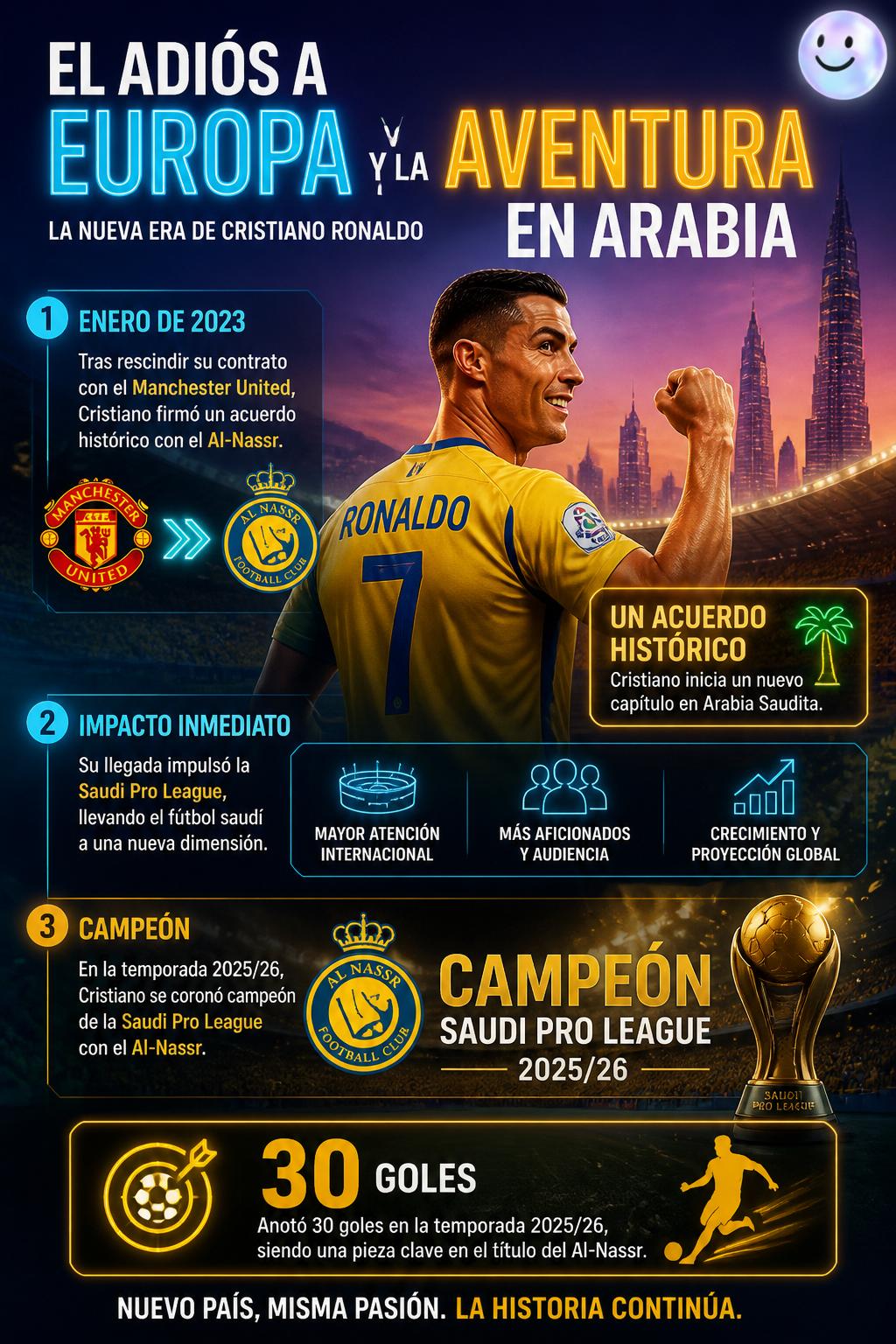 El adiós a Europa y la aventura en Arabia