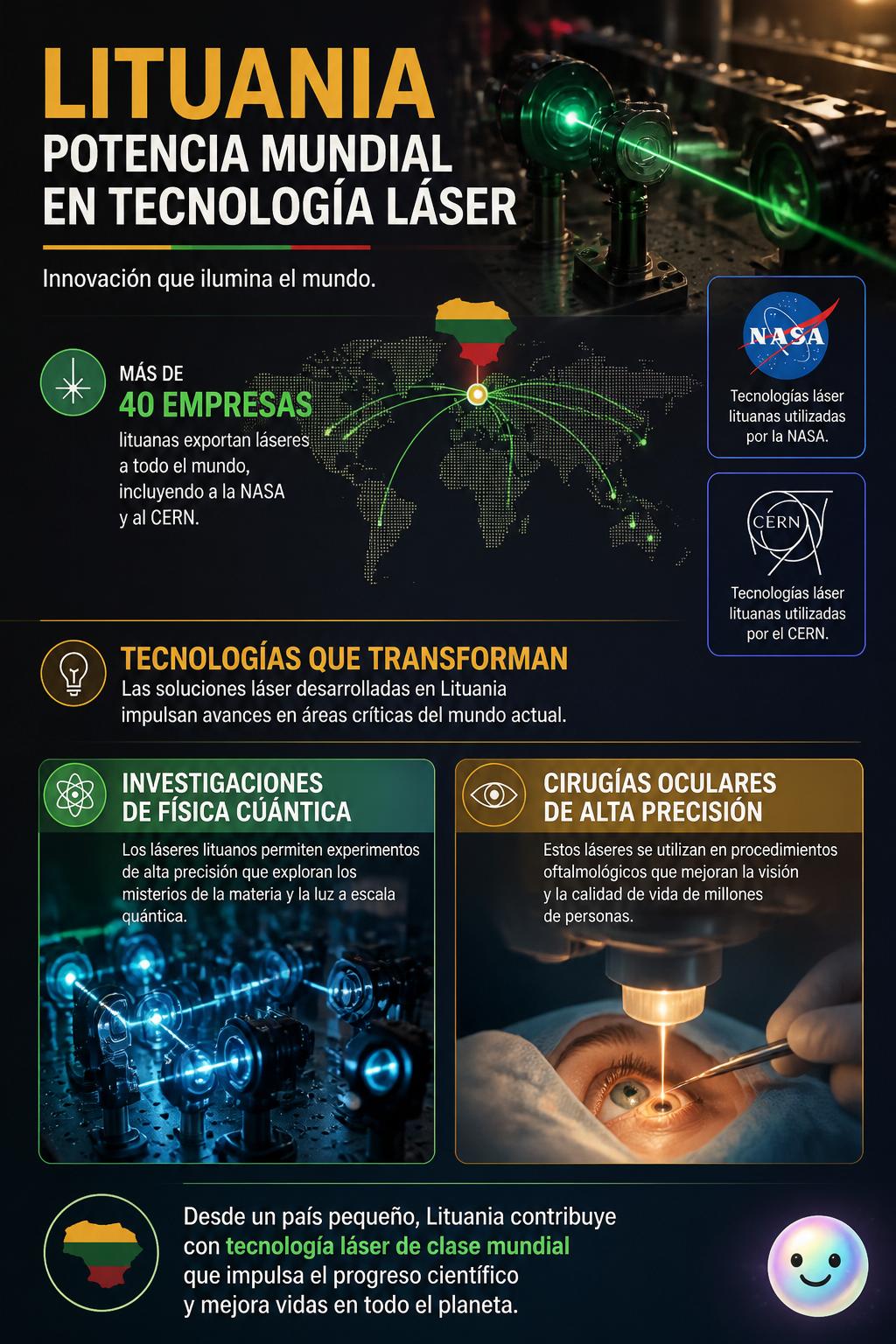 Potencia mundial en tecnología láser