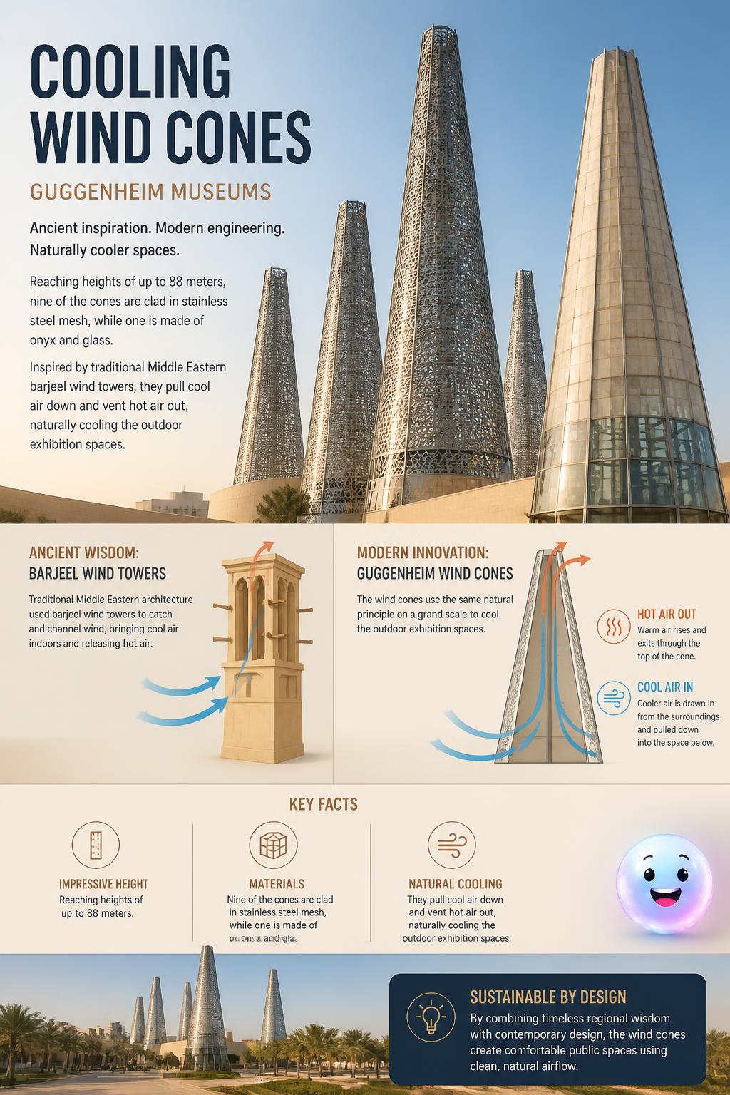 The cooling wind cones