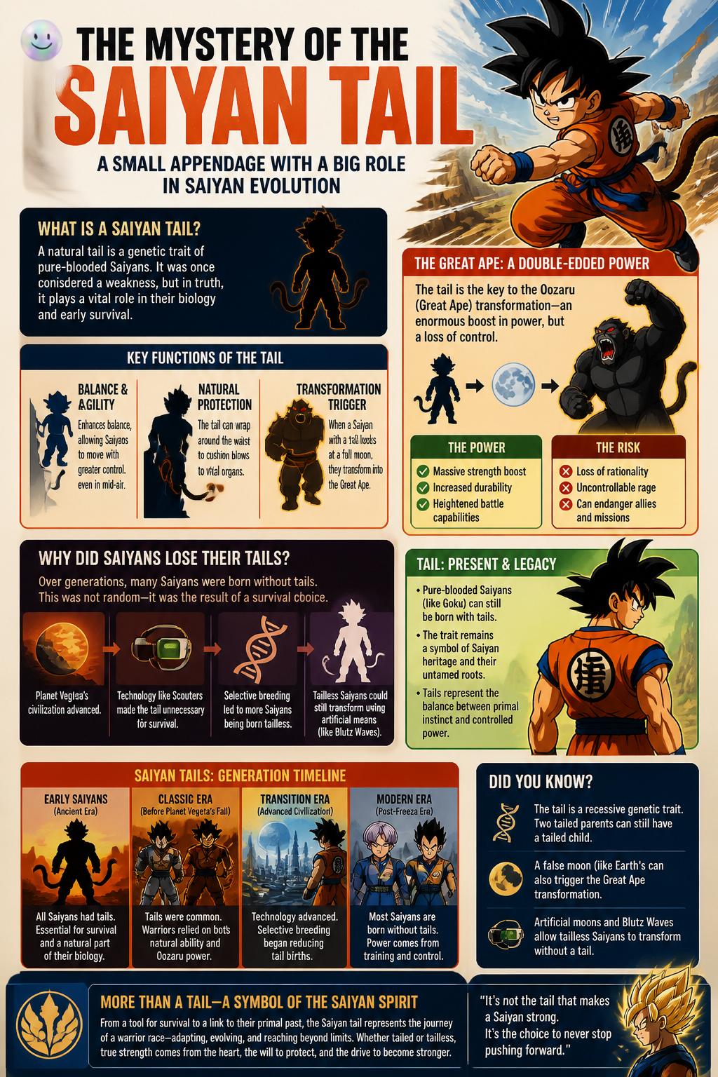 The mystery of the Saiyan tail