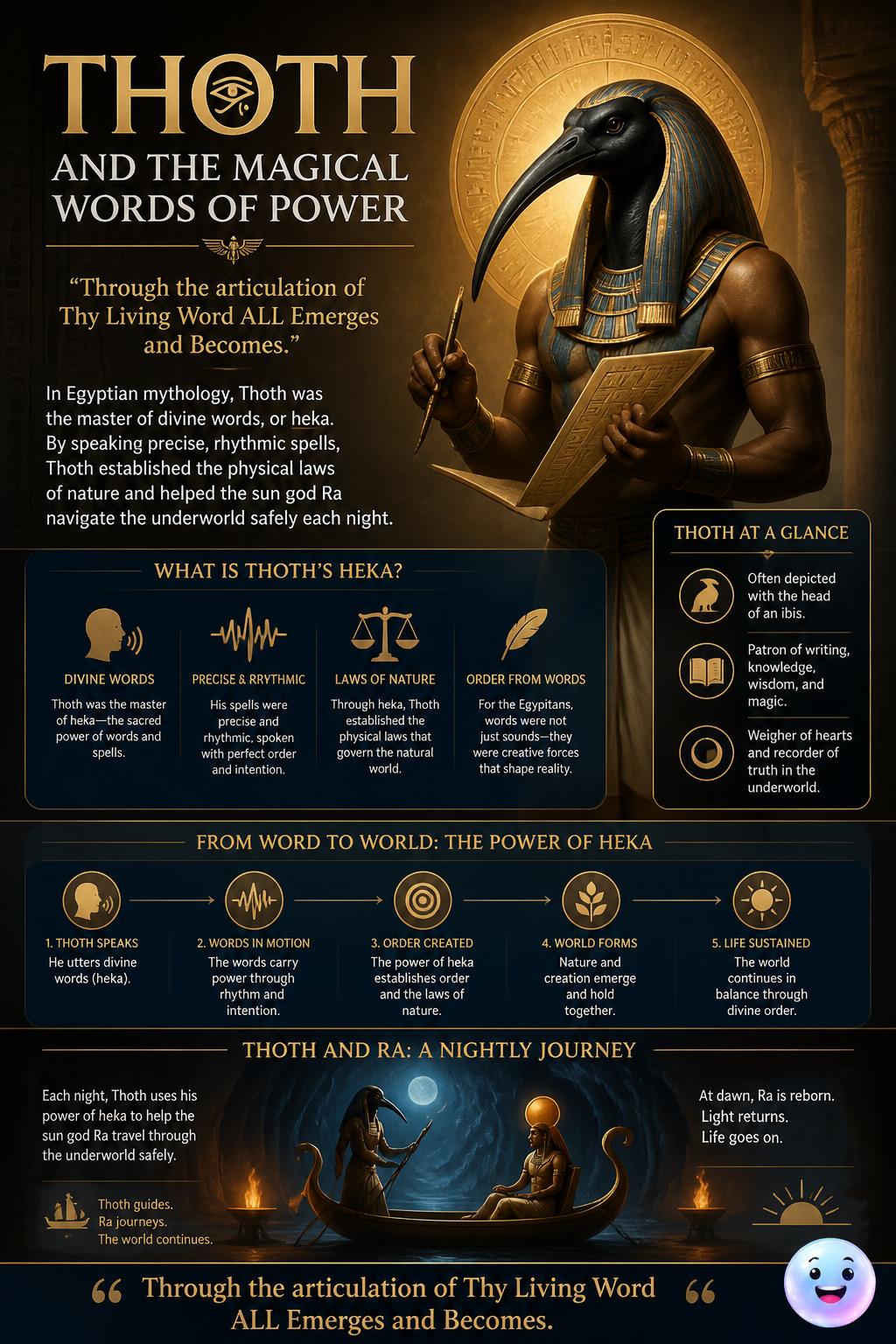 Thoth and the magical words of power