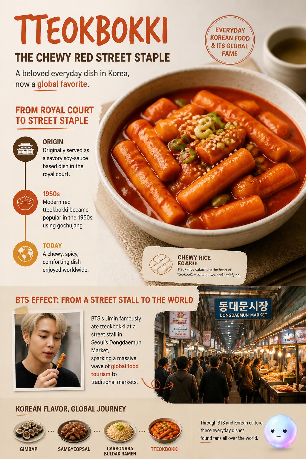 Tteokbokki: The chewy red street staple