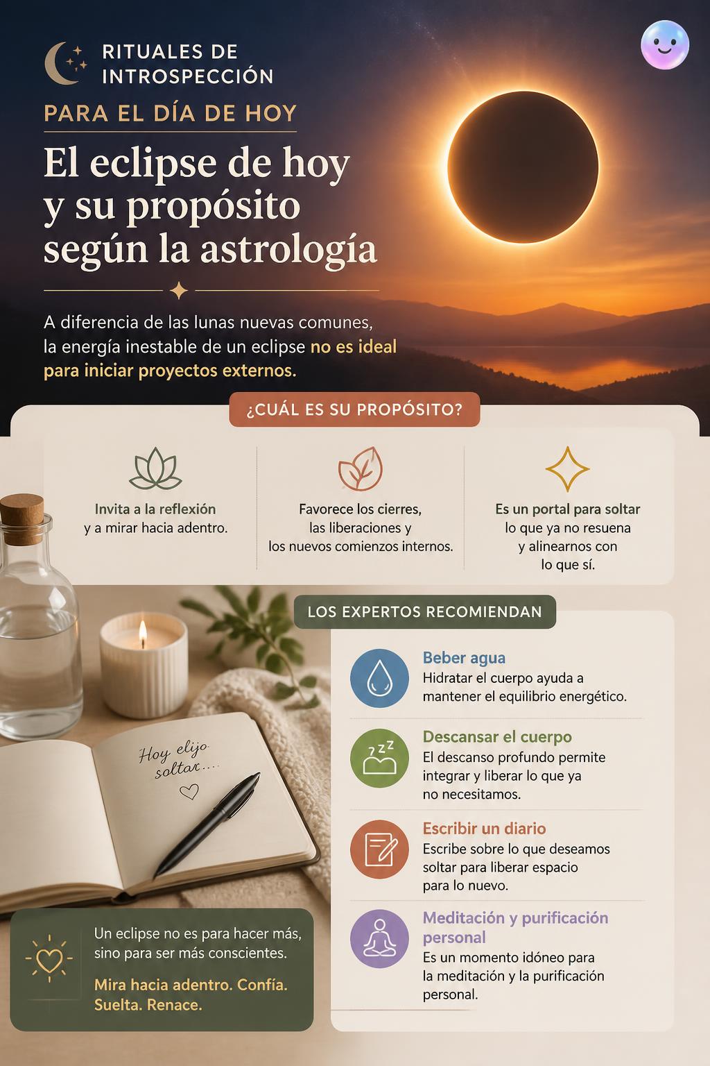 Rituales de introspección para el día de hoy