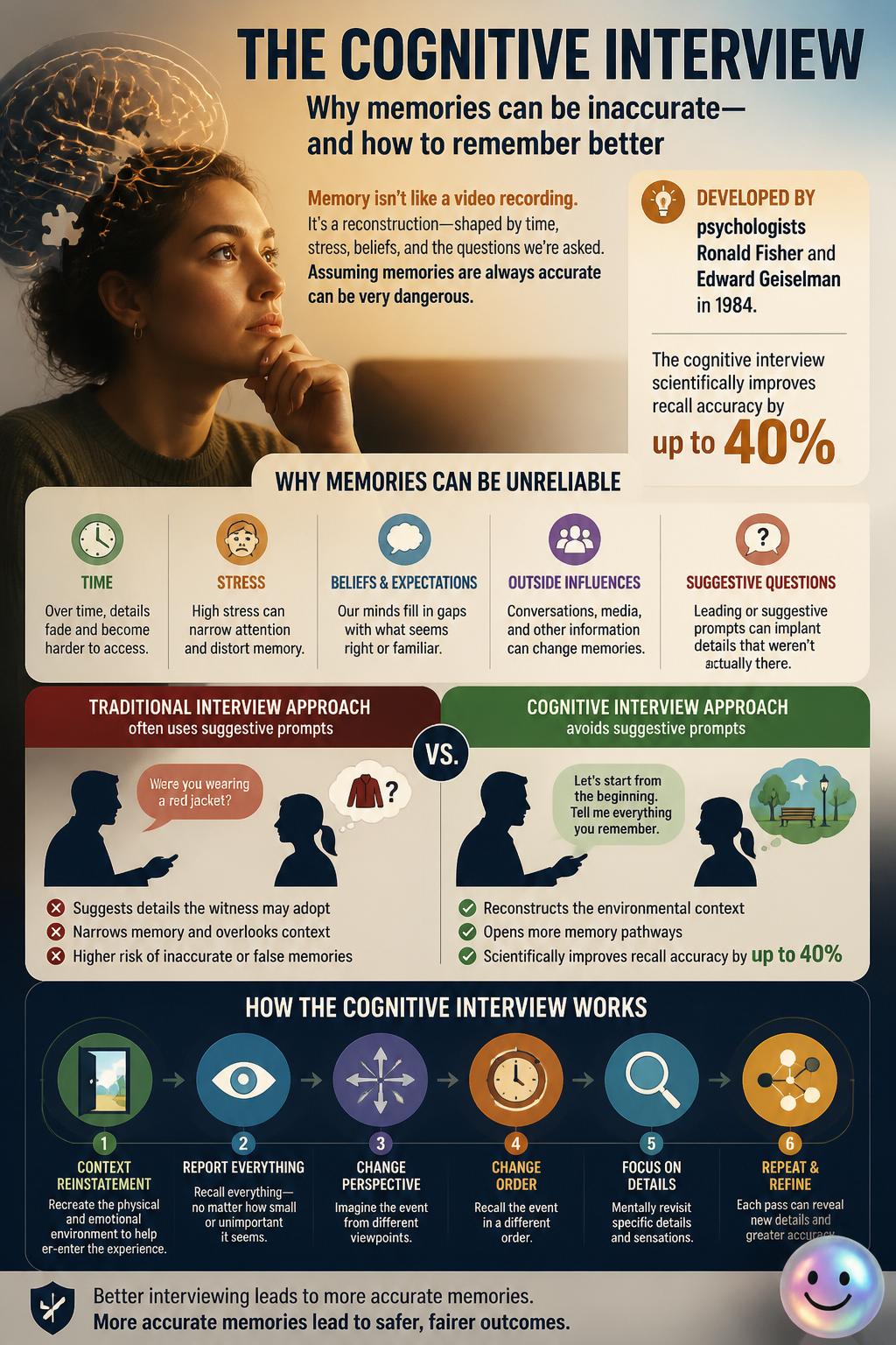 The cognitive interview solution