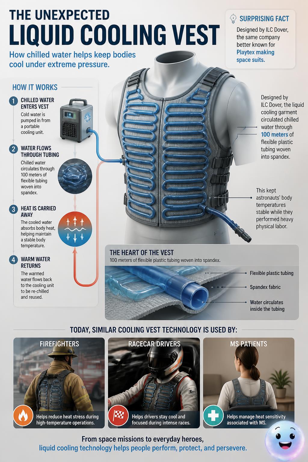 The unexpected liquid cooling vest