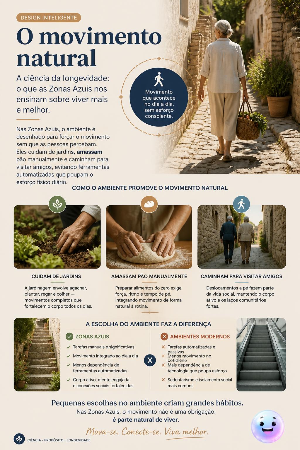 O design inteligente do movimento natural