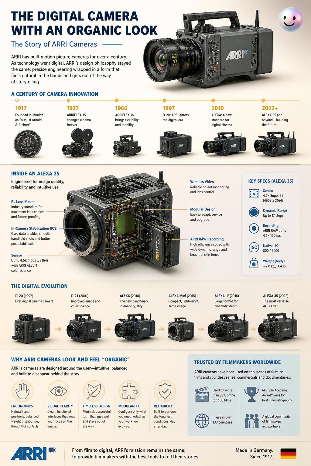The digital camera with an organic look
