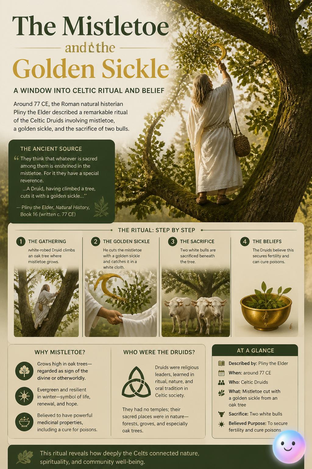 The mistletoe and the golden sickle