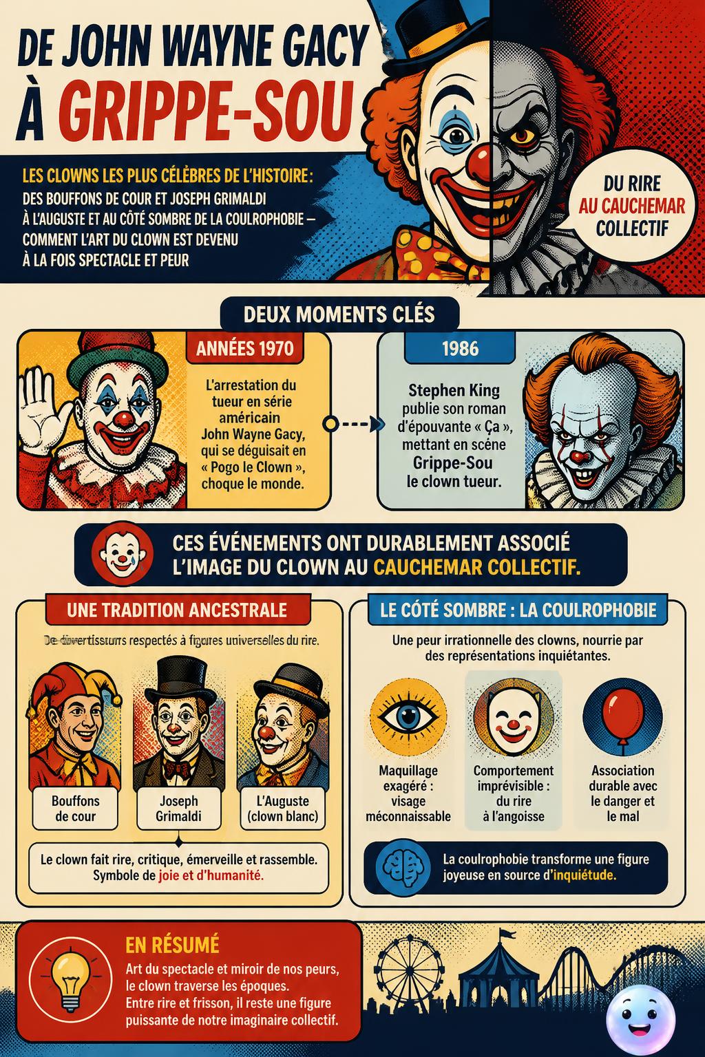 De John Wayne Gacy à Grippe-Sou