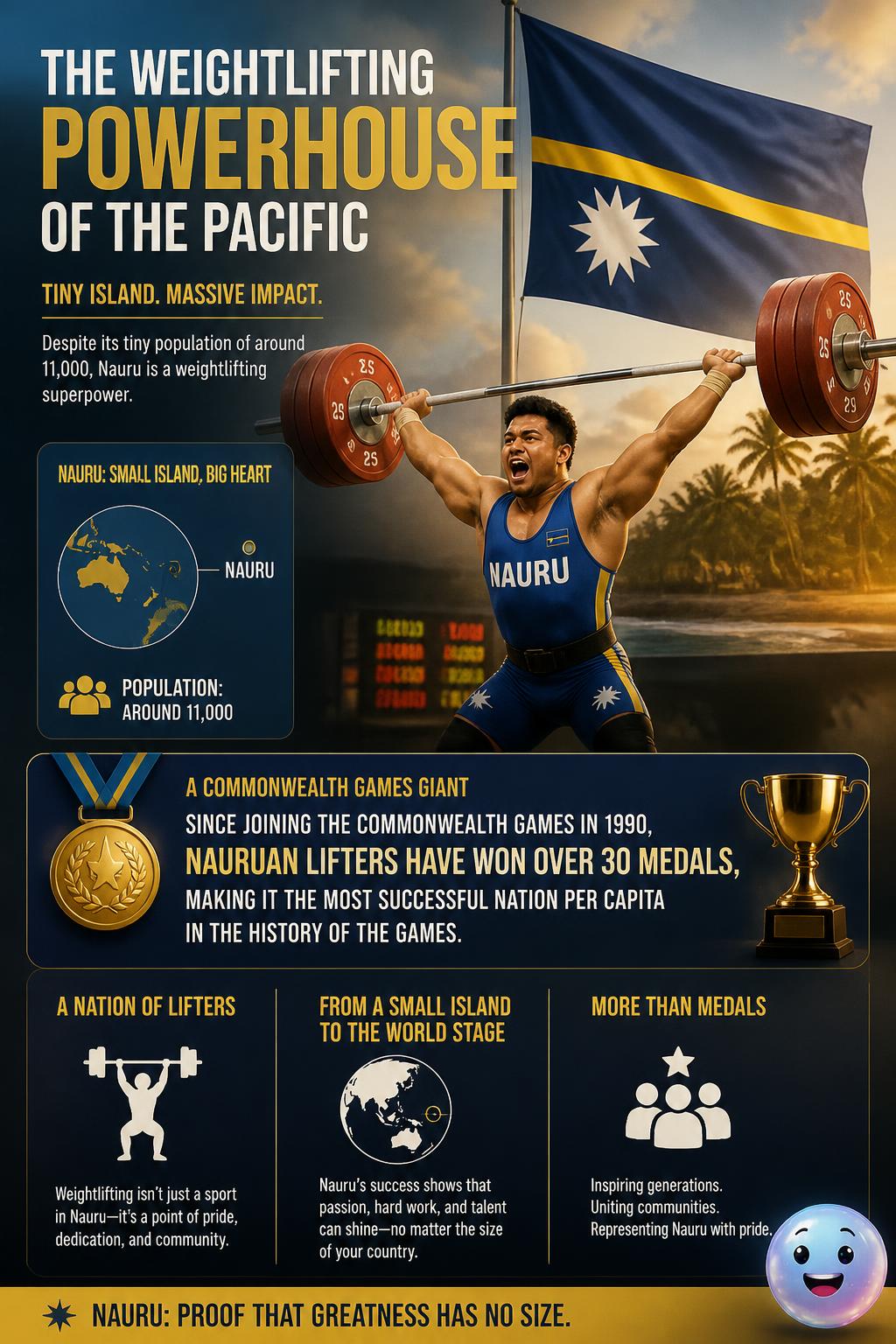 The weightlifting powerhouse of the Pacific