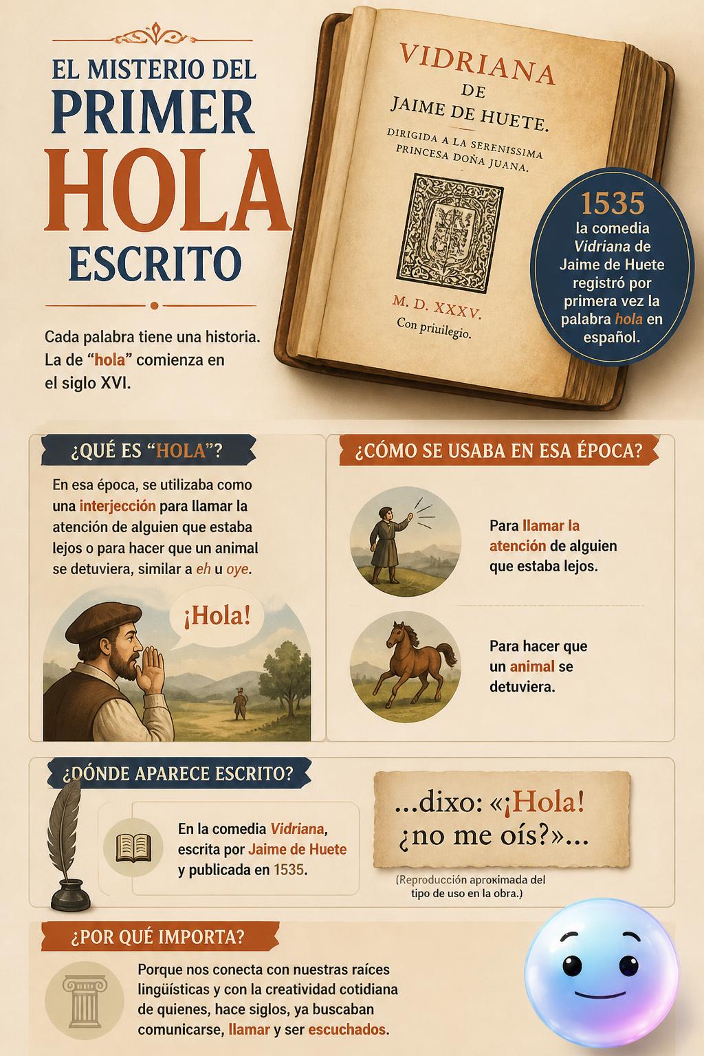 El misterio del primer hola escrito