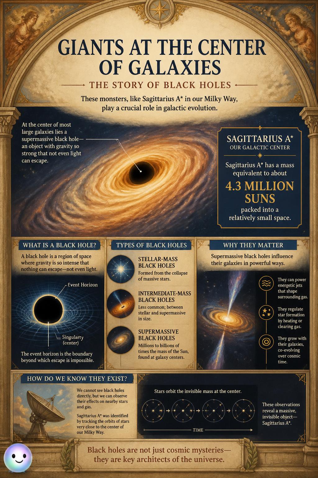 Giants at the center of galaxies