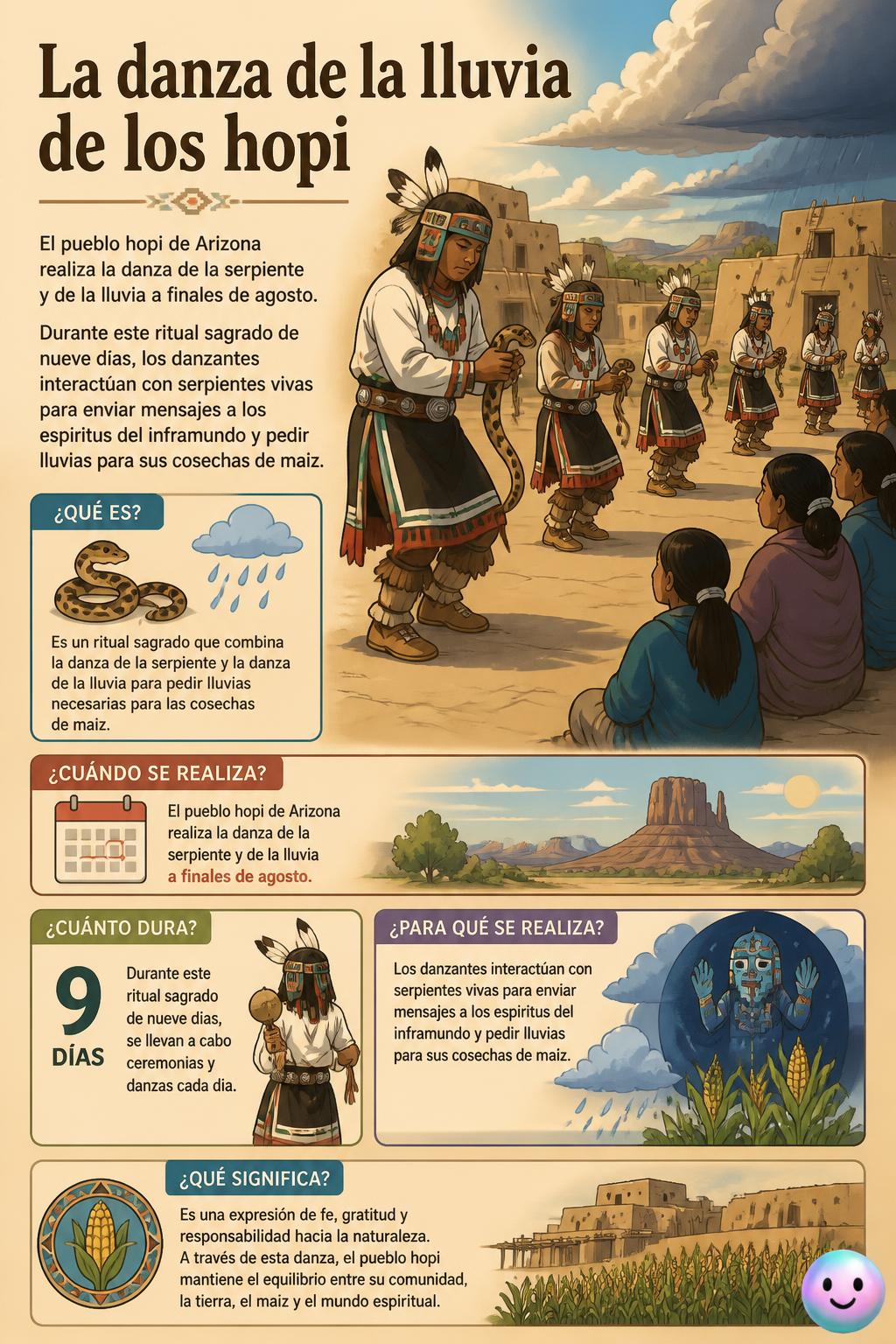 La danza de la lluvia de los hopi