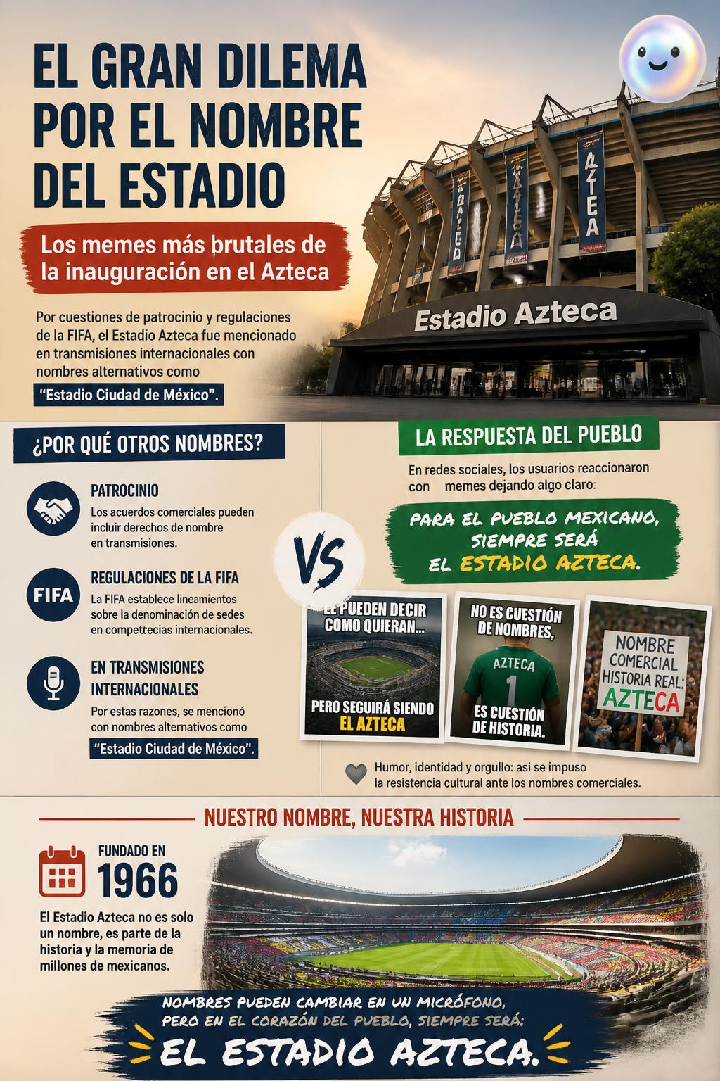 El gran dilema por el nombre del estadio