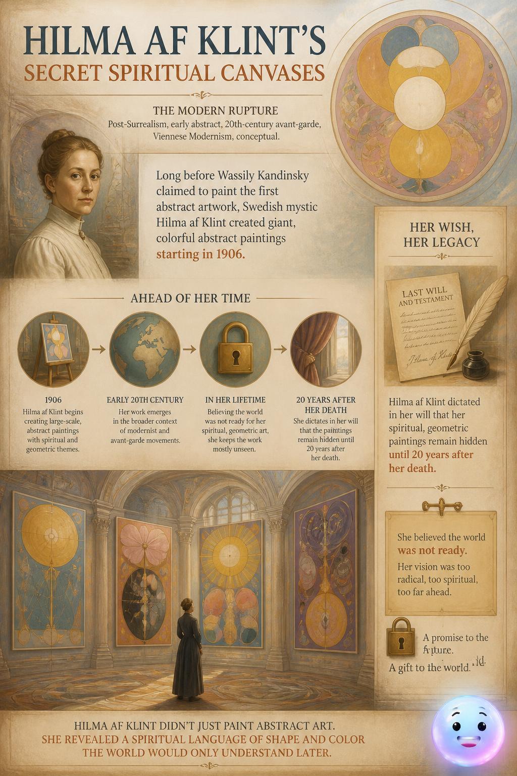 Hilma af Klint's secret spiritual canvases
